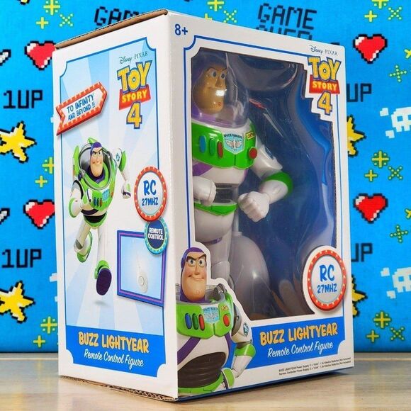Disney Pixar Toy Story 4 Buzz Lightyear RC 27Mhz Remote Control Figure New - Picture 2 of 8